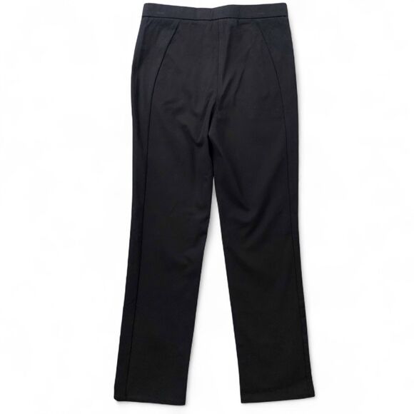 Isaac Mizrahi Live 24/7 Pant Size 10 Black Stretch Straight Leg - Picture 2 of 13